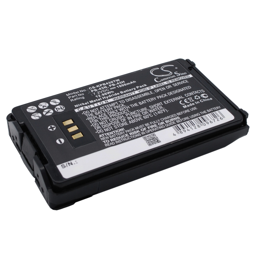 Akkumulátorok Akkumulátorok rádiókhoz CS-KPB430TW