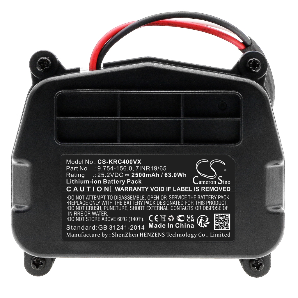 Vacuum Battery Karcher CS-KRC400VX