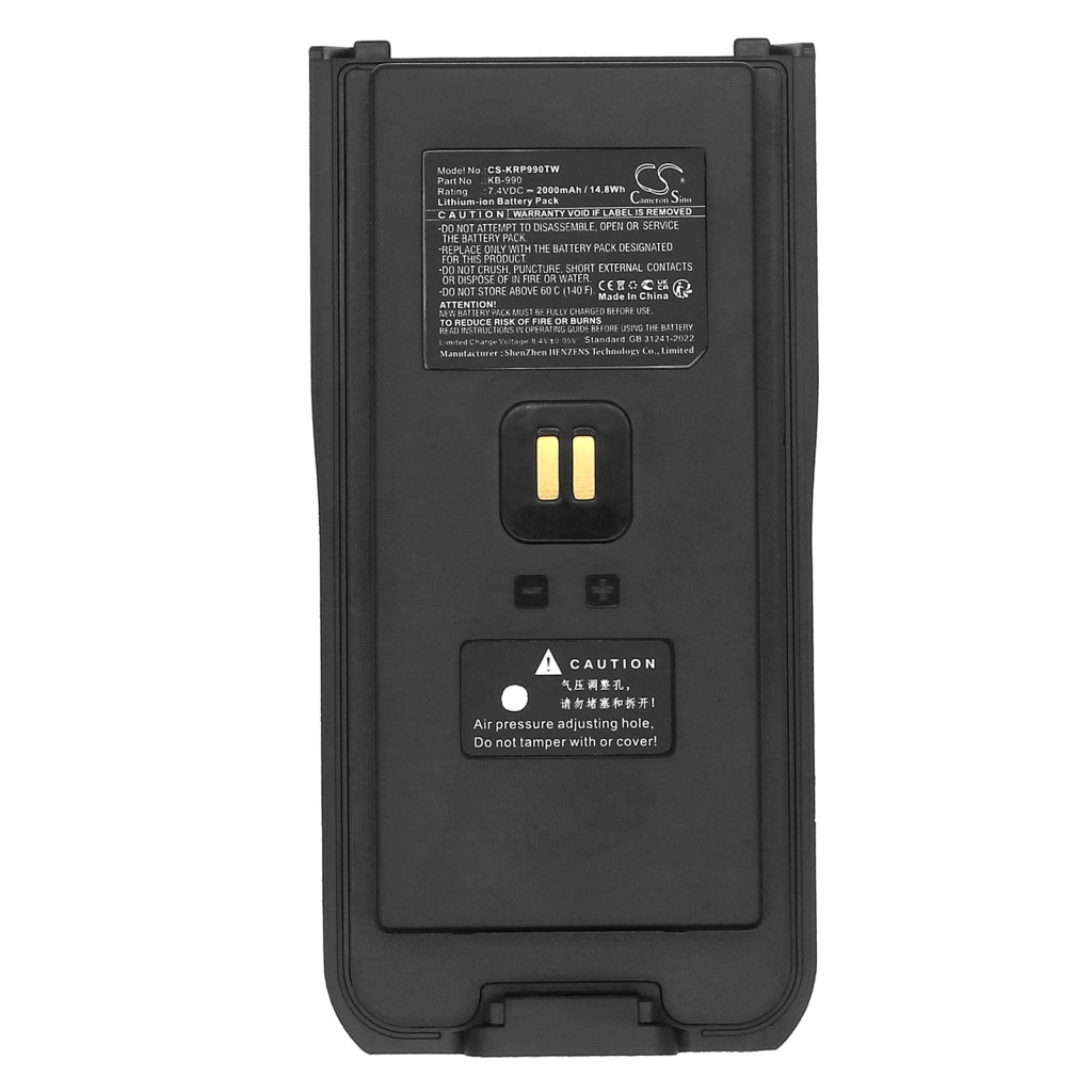 Akkumulátorok rádiókhoz Kirisun CS-KRP990TW