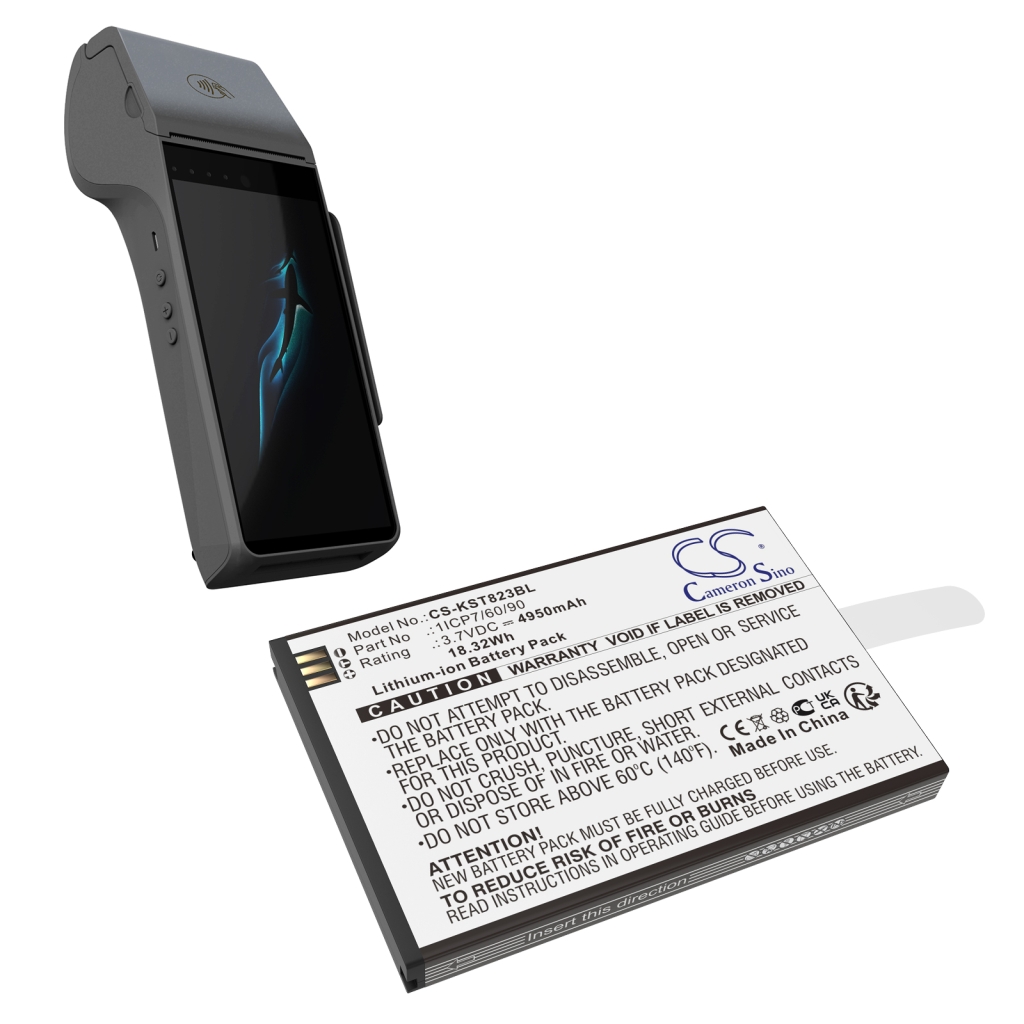 Payment Terminal Battery Szzt CS-KST823BL