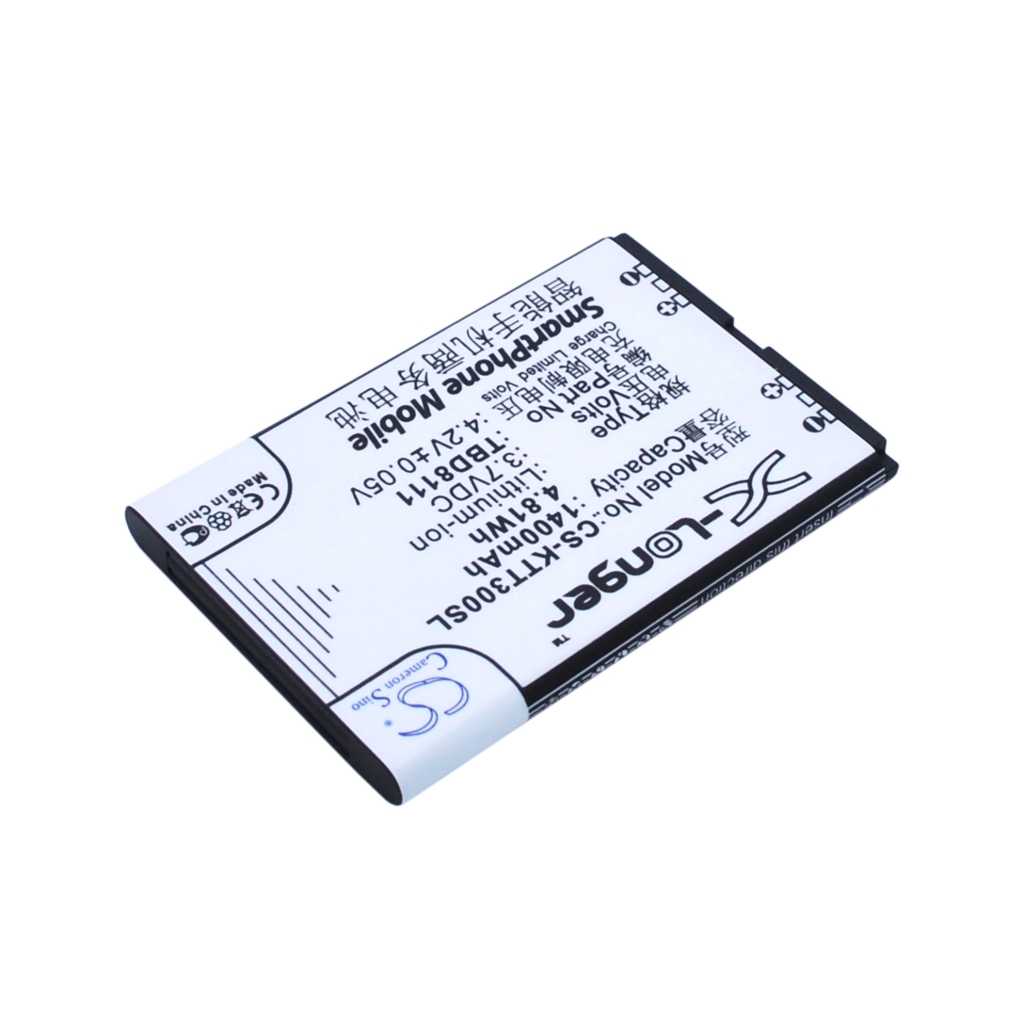 Akkumulátor kompatibilis a következőkkel K-Touch CS-KTT300SL