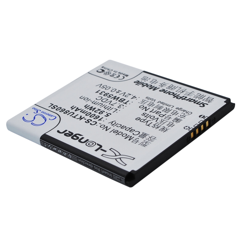 Kompatibilis akkumulátor csere K-Touch TBW5931