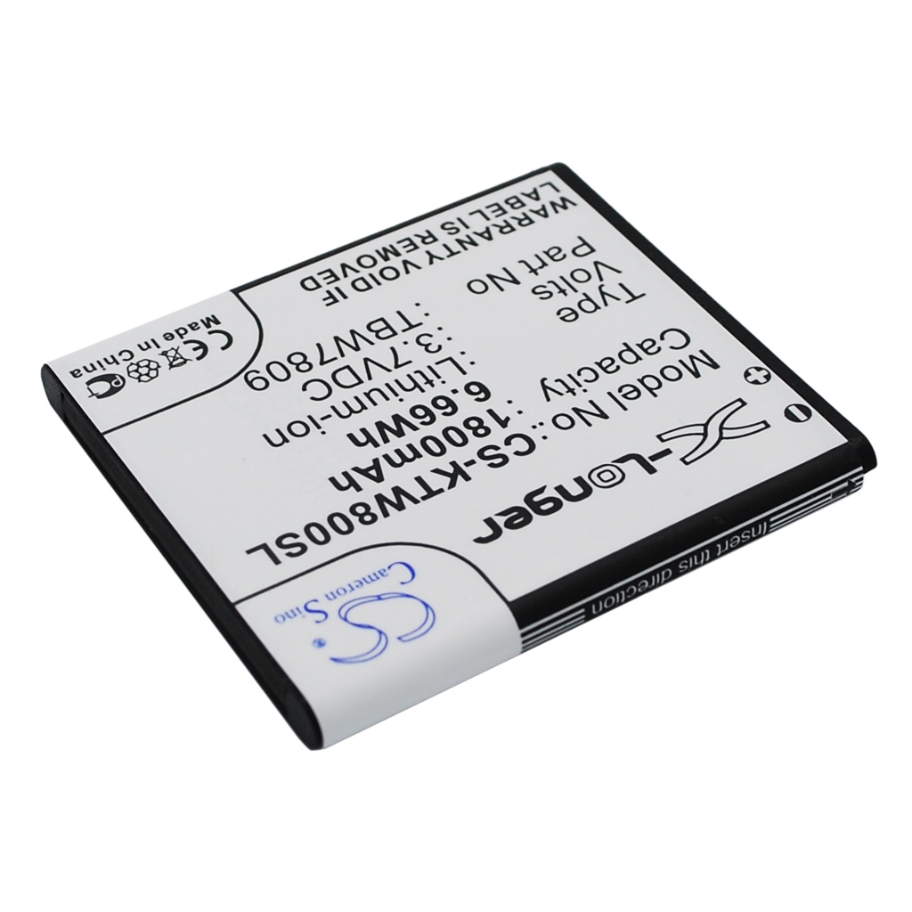 Akkumulátorok kompatibilis a következőkkel K-Touch E6 E6 CS-KTW800SL