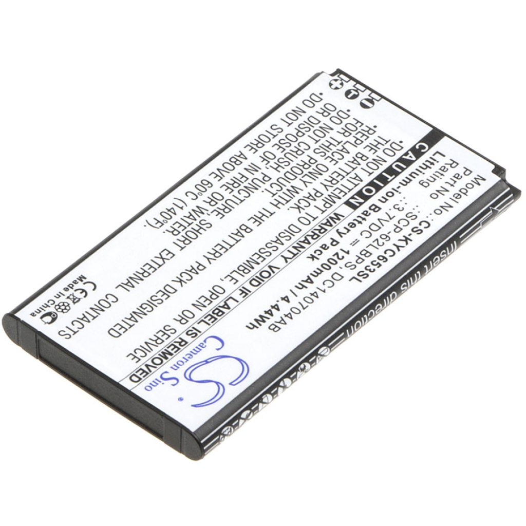 Kompatibilis akkumulátor csere Kyocera DC140704AB,SCP-62LBPS