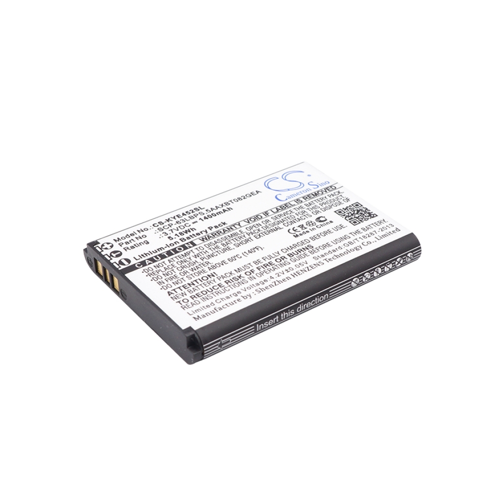 Kompatibilis akkumulátor csere Kyocera 5AAXBT082GEA,SCP-63LBPS