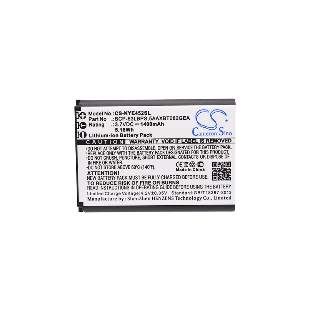 Kompatibilis akkumulátor csere Kyocera 5AAXBT082GEA,SCP-63LBPS