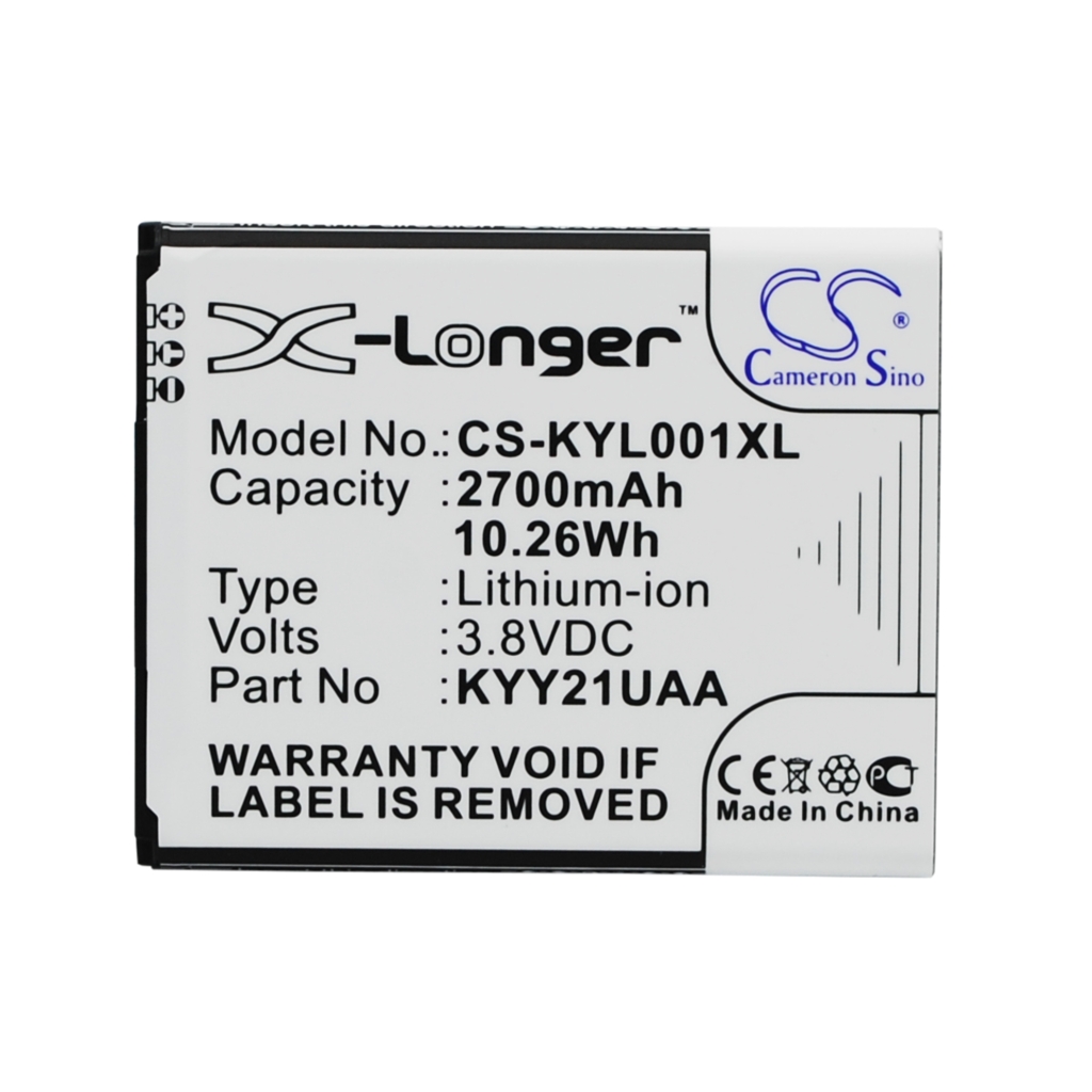 Akkumulátor kompatibilis a következőkkel Kyocera CS-KYL001XL