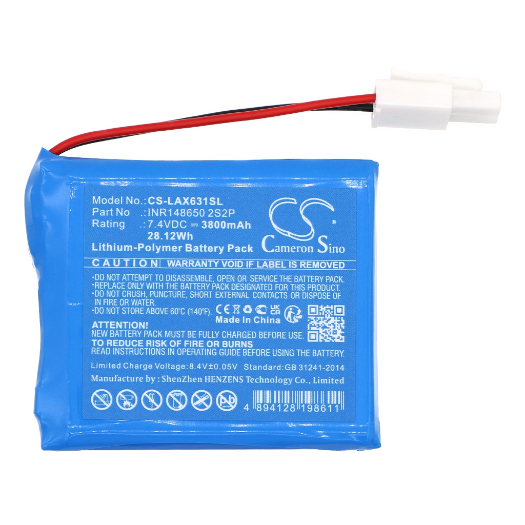 Kompatibilis akkumulátor csere Launch INR148650 2S2P