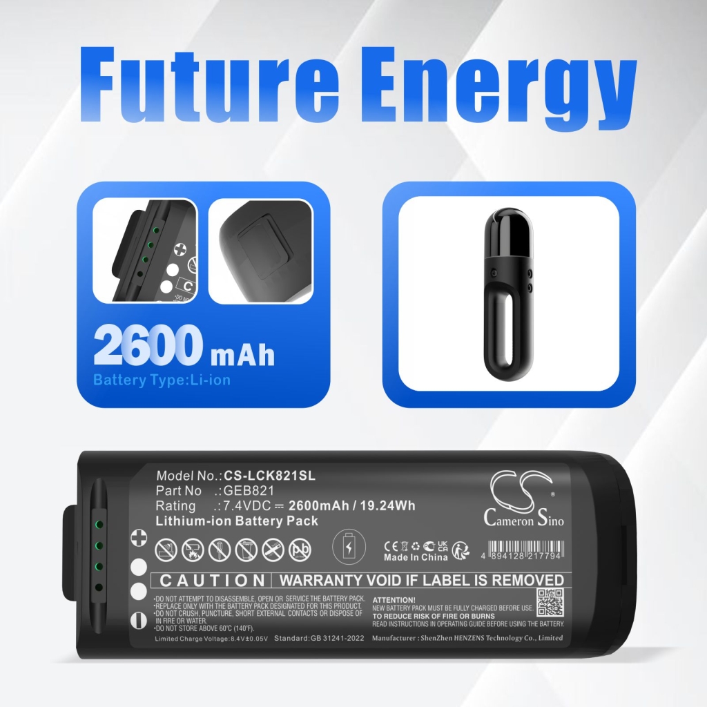 Battery Replaces GEB821