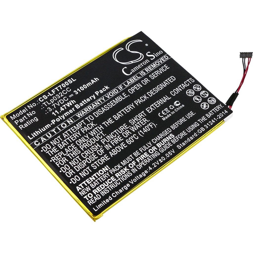 Kompatibilis akkumulátor csere Alcatel TLP032CC,TLP032CD