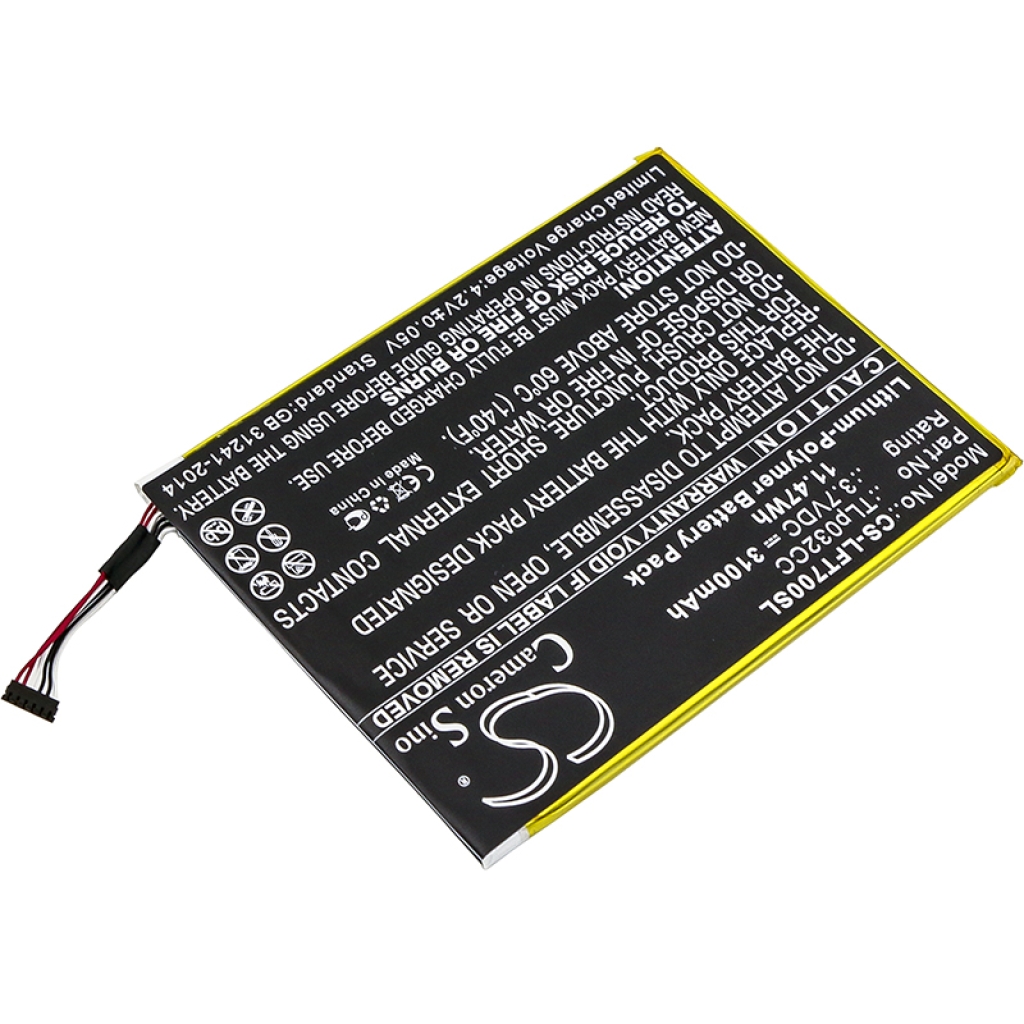 Kompatibilis akkumulátor csere Alcatel TLP032CC,TLP032CD