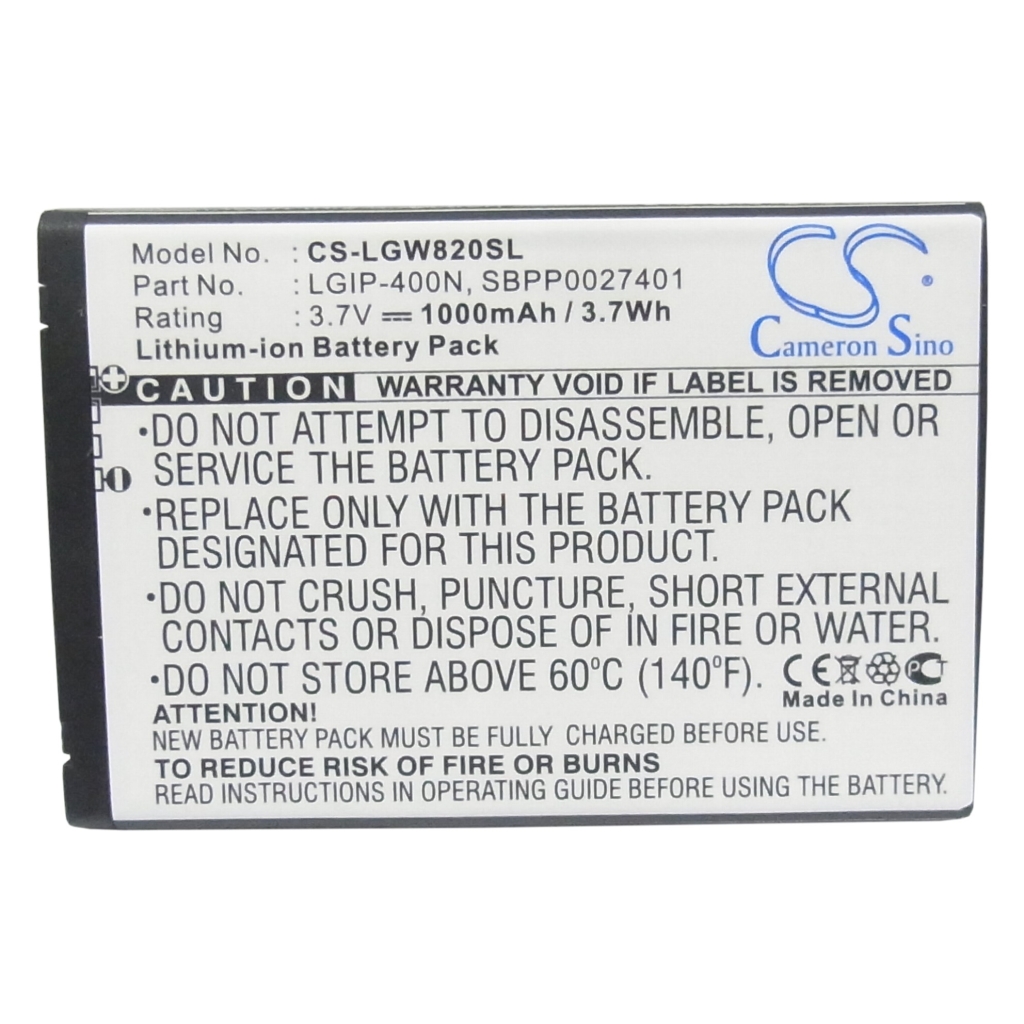Mobile Phone Battery LG eXpo GW820