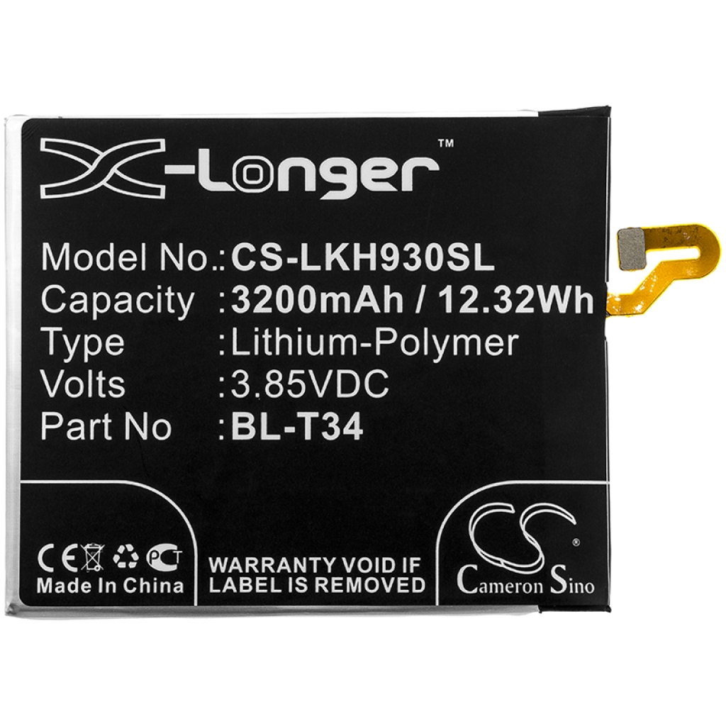 Kompatibilis akkumulátor csere LG BL-T34,EAC63538921