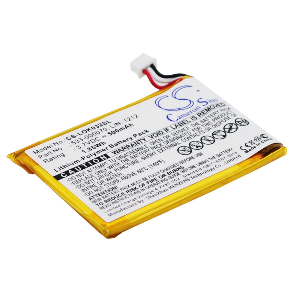 Kompatibilis akkumulátor csere Logitech 533-000070,L/N: 1212