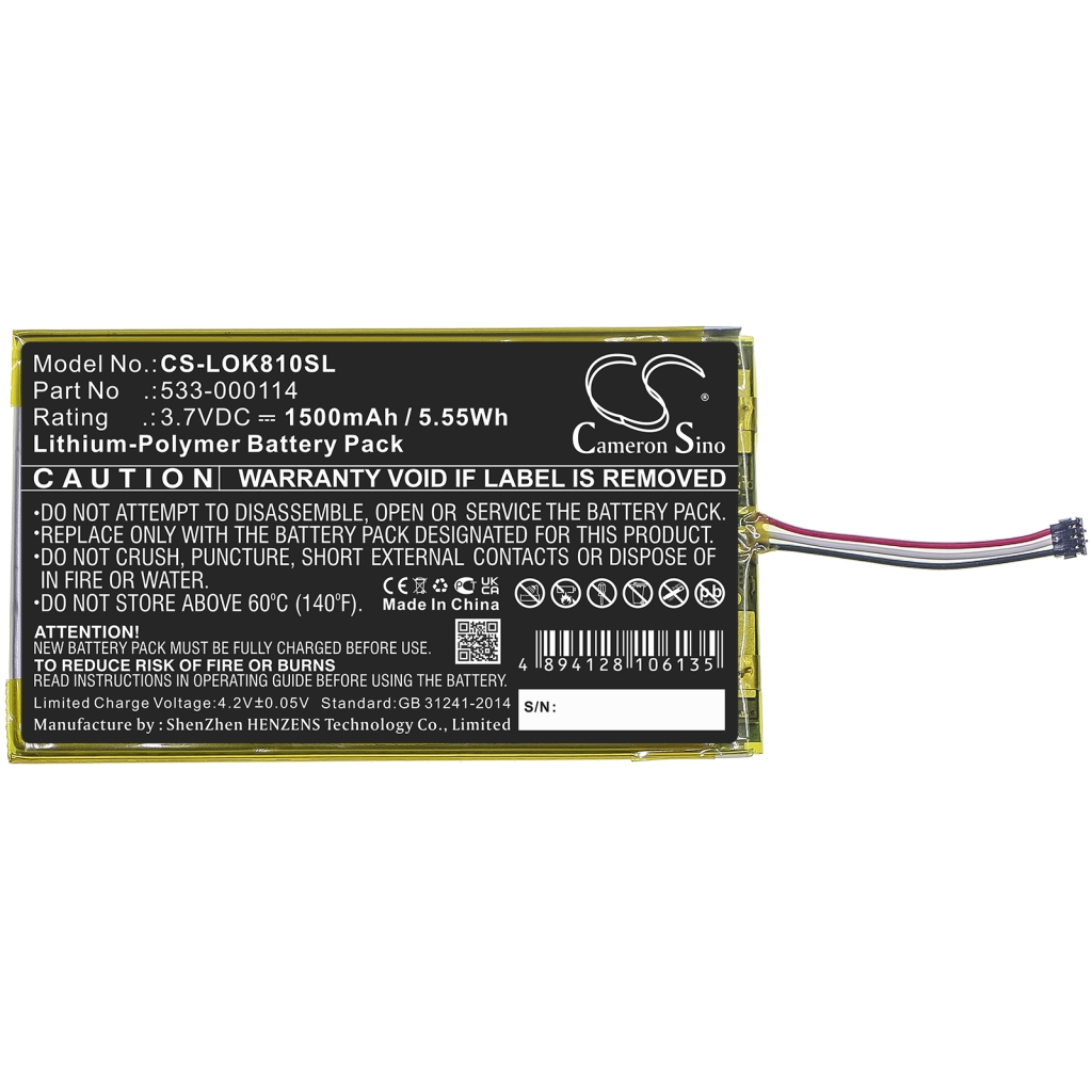 Kompatibilis akkumulátor csere Logitech 533-000114