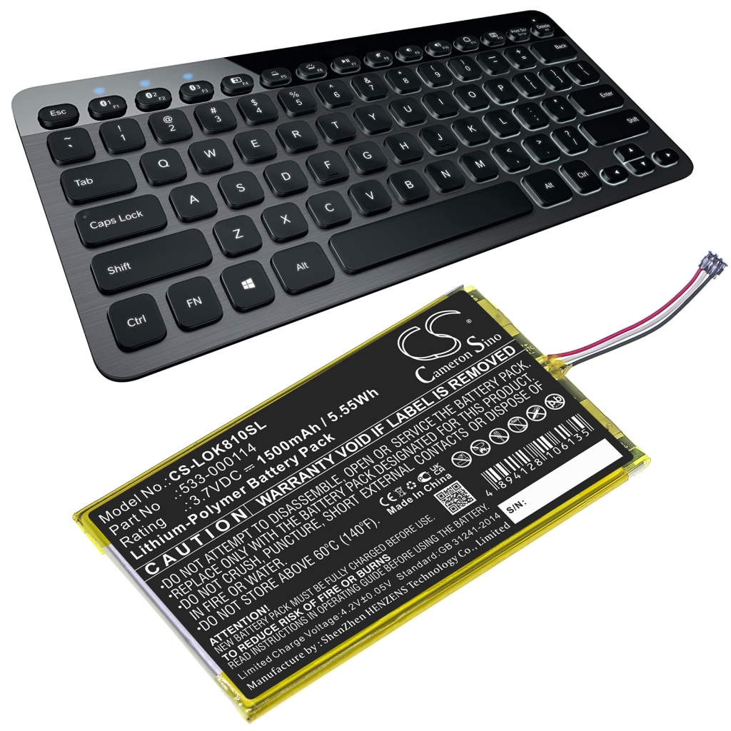 Kompatibilis akkumulátor csere Logitech 533-000114
