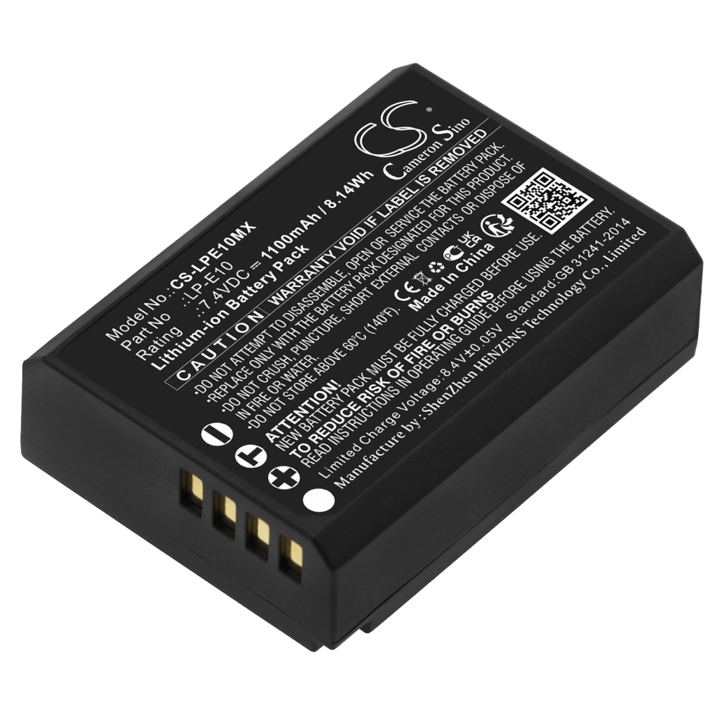 Kompatibilis akkumulátor csere Canon LP-E10