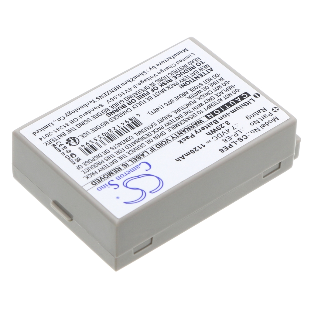 Kompatibilis akkumulátor csere Canon LP-E8