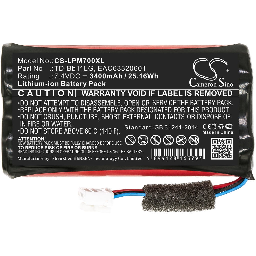 Speaker Battery Lg Music Flow P7