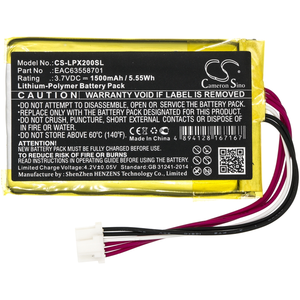 Kompatibilis akkumulátor csere LG EAC63558701