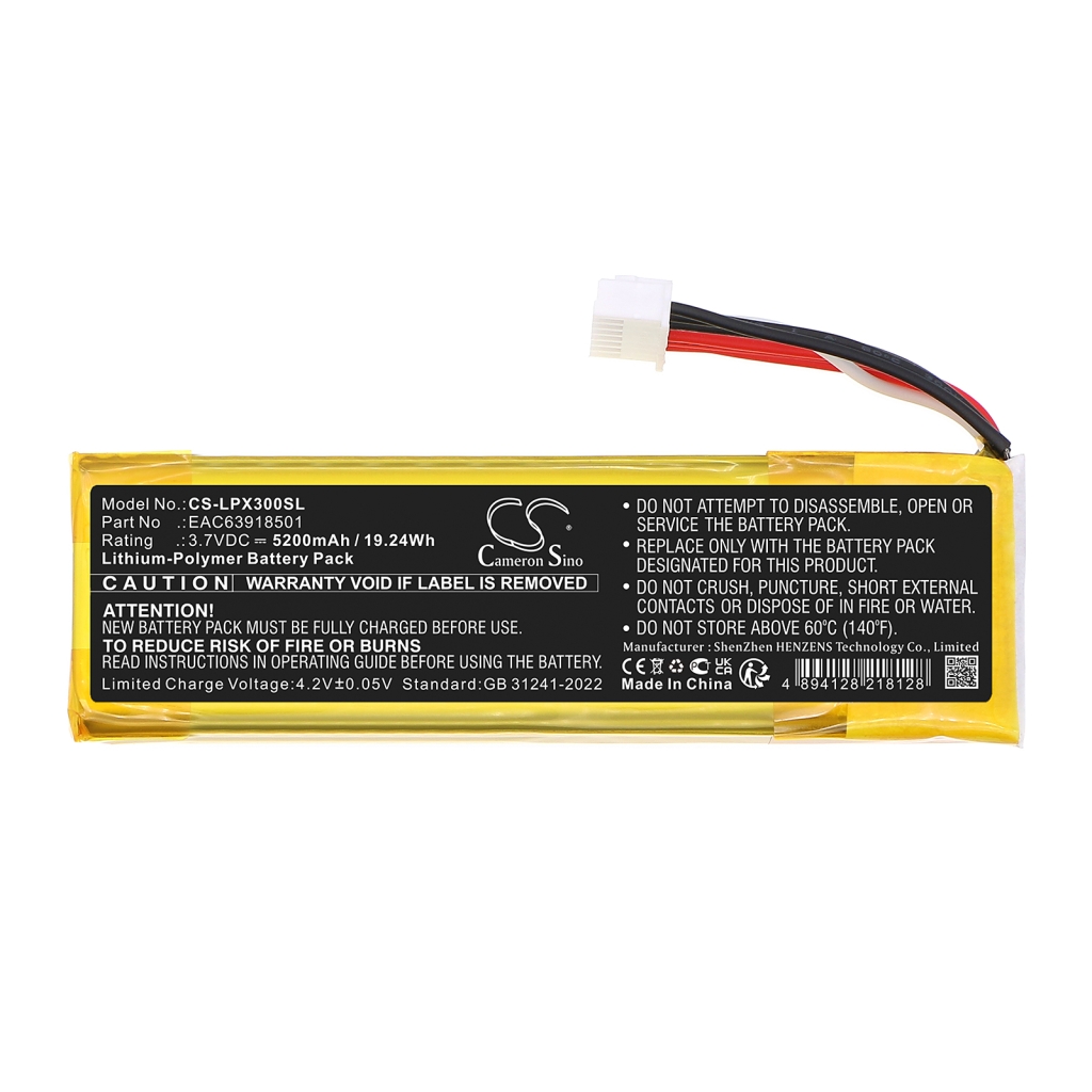 Akkumulátorok a hangszórókhoz Lg PK3-N (CS-LPX300SL)