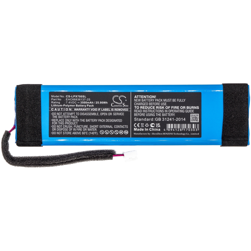 Akkumulátorok a hangszórókhoz Lg XBOOM DXG7 (CS-LPX700SL)