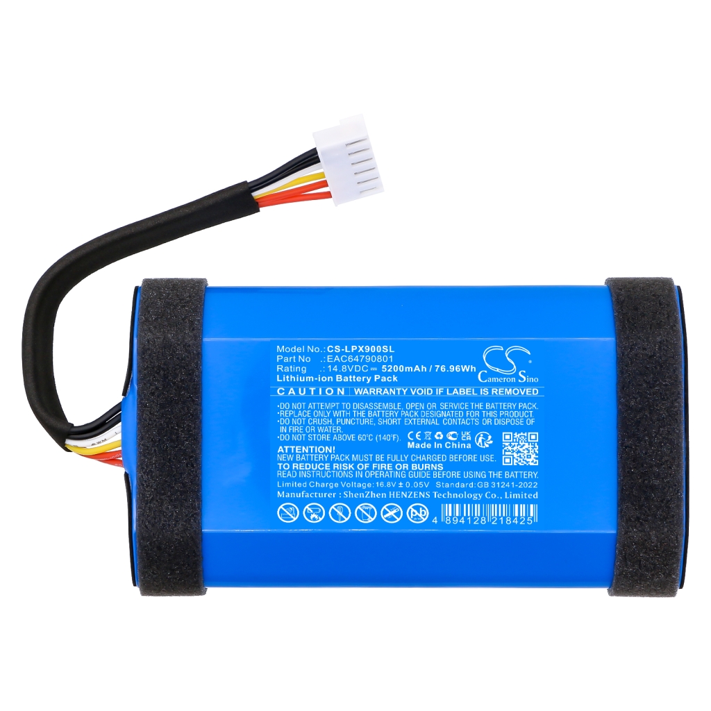 Kompatibilis akkumulátor csere LG EAC64790801,IBA007GA