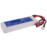 Battery compatibleWith RC hobby batteries