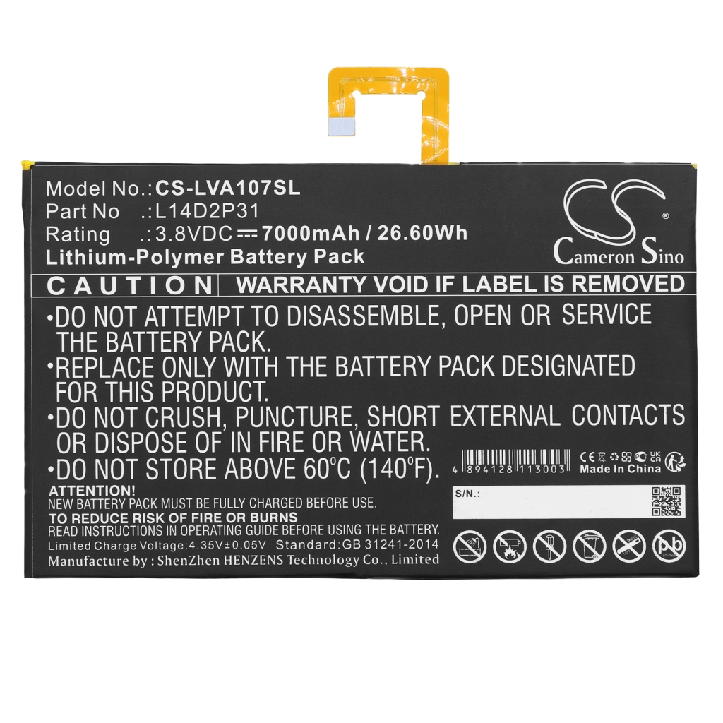 Kompatibilis akkumulátor csere LENOVO L14D2P31,SB18C03763
