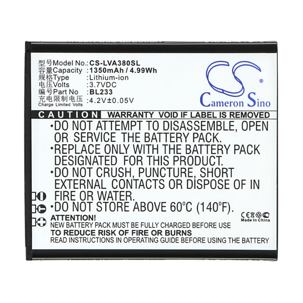 Kompatibilis akkumulátor csere LENOVO BL233