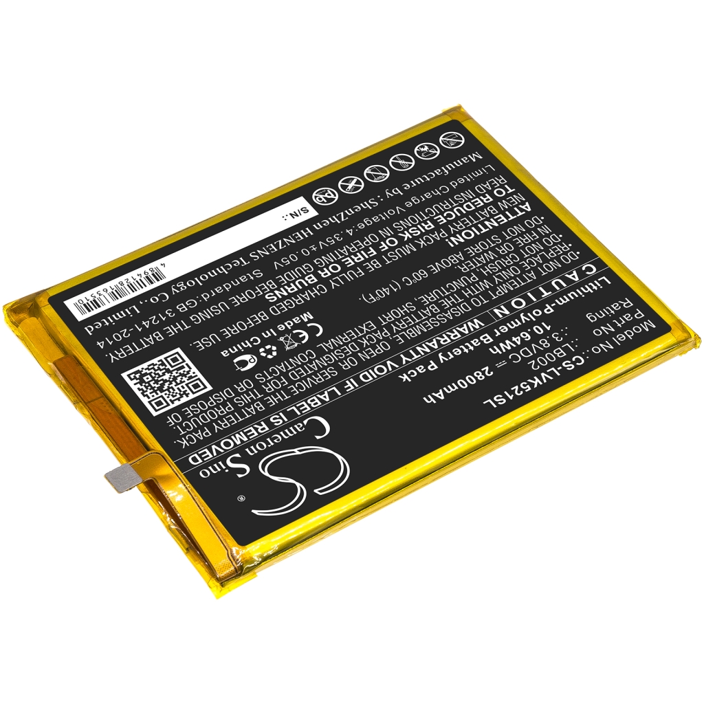 Kompatibilis akkumulátor csere LENOVO LB002