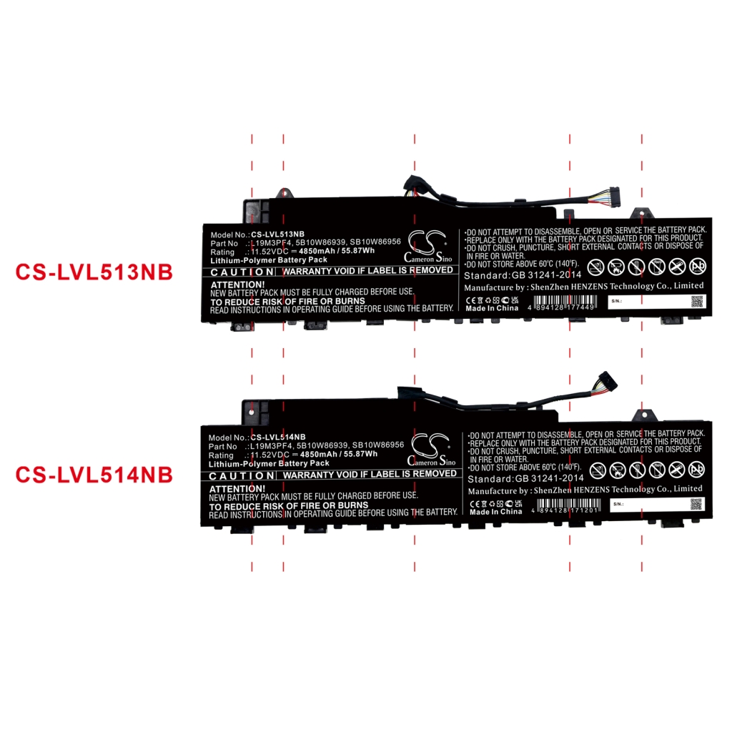 Notebook battery Lenovo IdeaPad 5 82FE004NAU