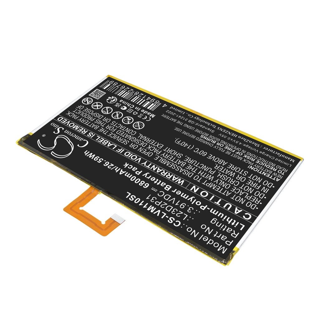 Akkumulátor kompatibilis a következőkkel Lenovo CS-LVM110SL