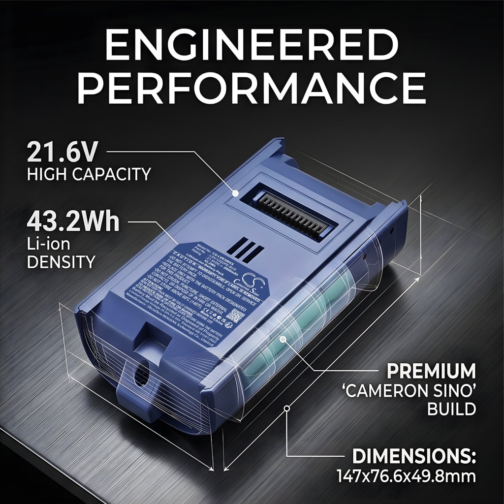 Battery compatible with Vacuum Battery