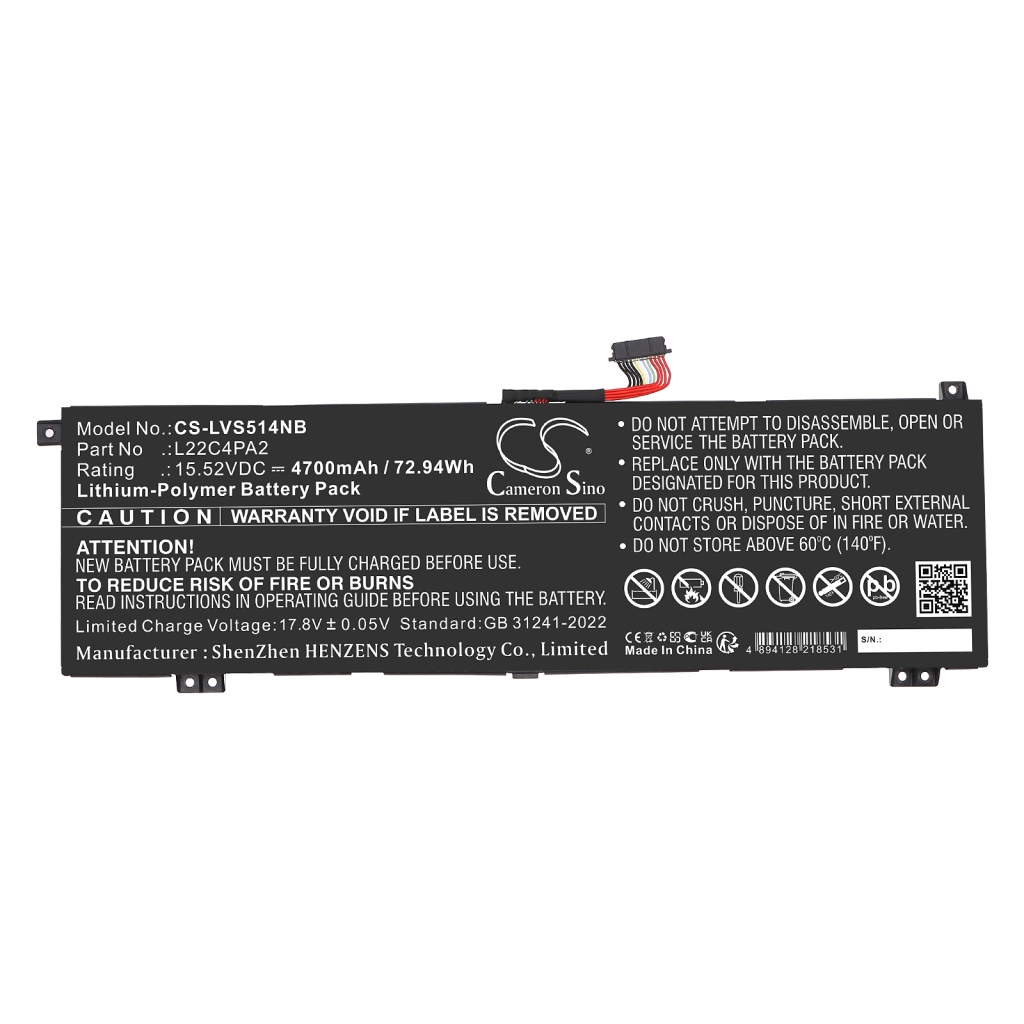 Battery Replaces 5B11N45972