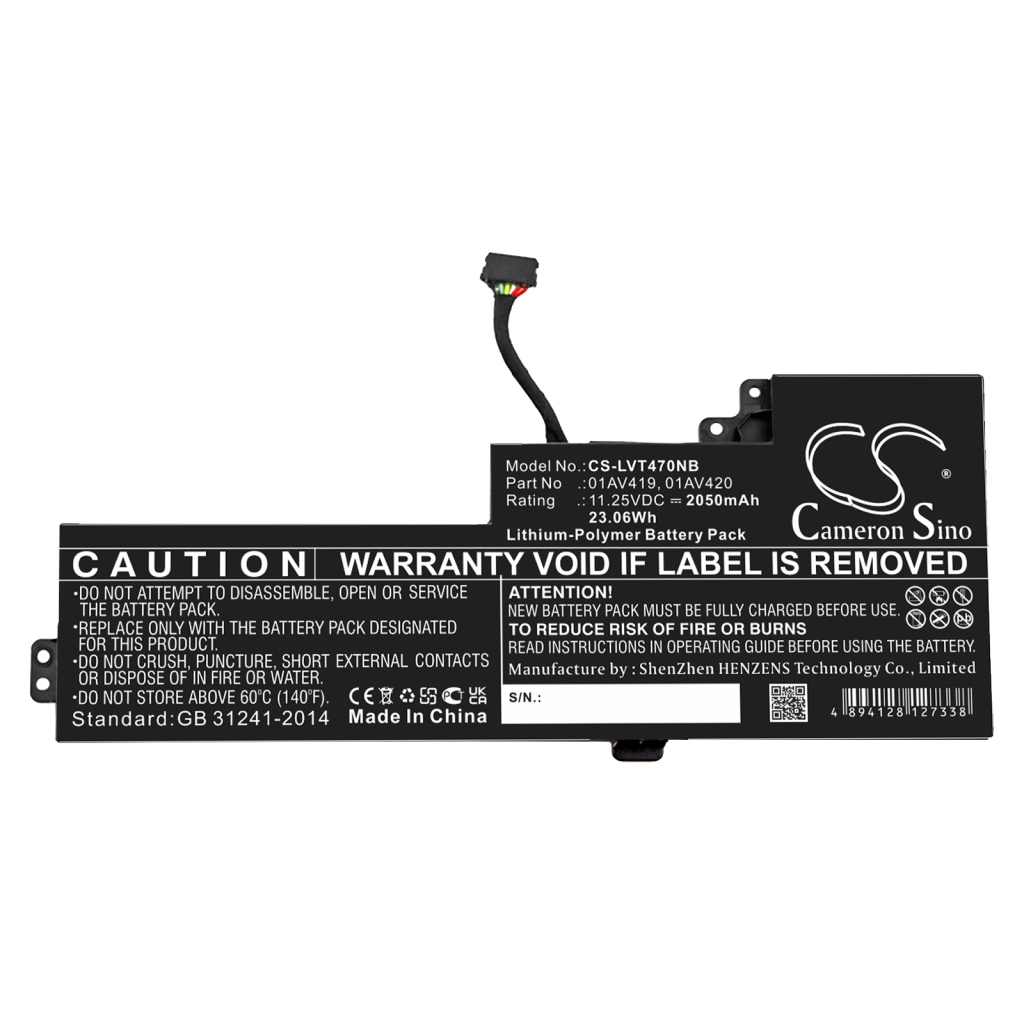 Battery Replaces 01AV420