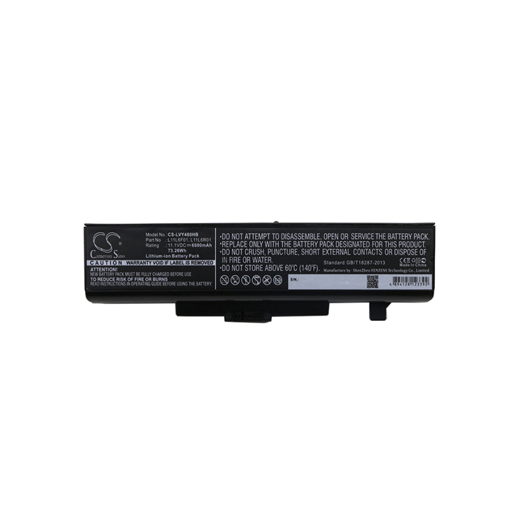 Akkumulátor címke 11,1V 6600mAh 73,26Wh Li-ion