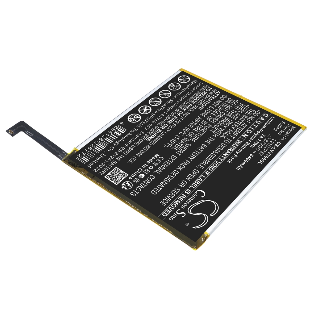 Akkumulátor kompatibilis a következőkkel Lenovo CS-LVY700SL