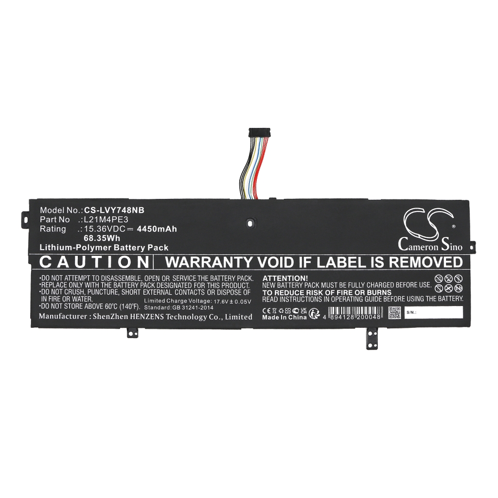 Kompatibilis akkumulátor csere LENOVO L21M4PE3