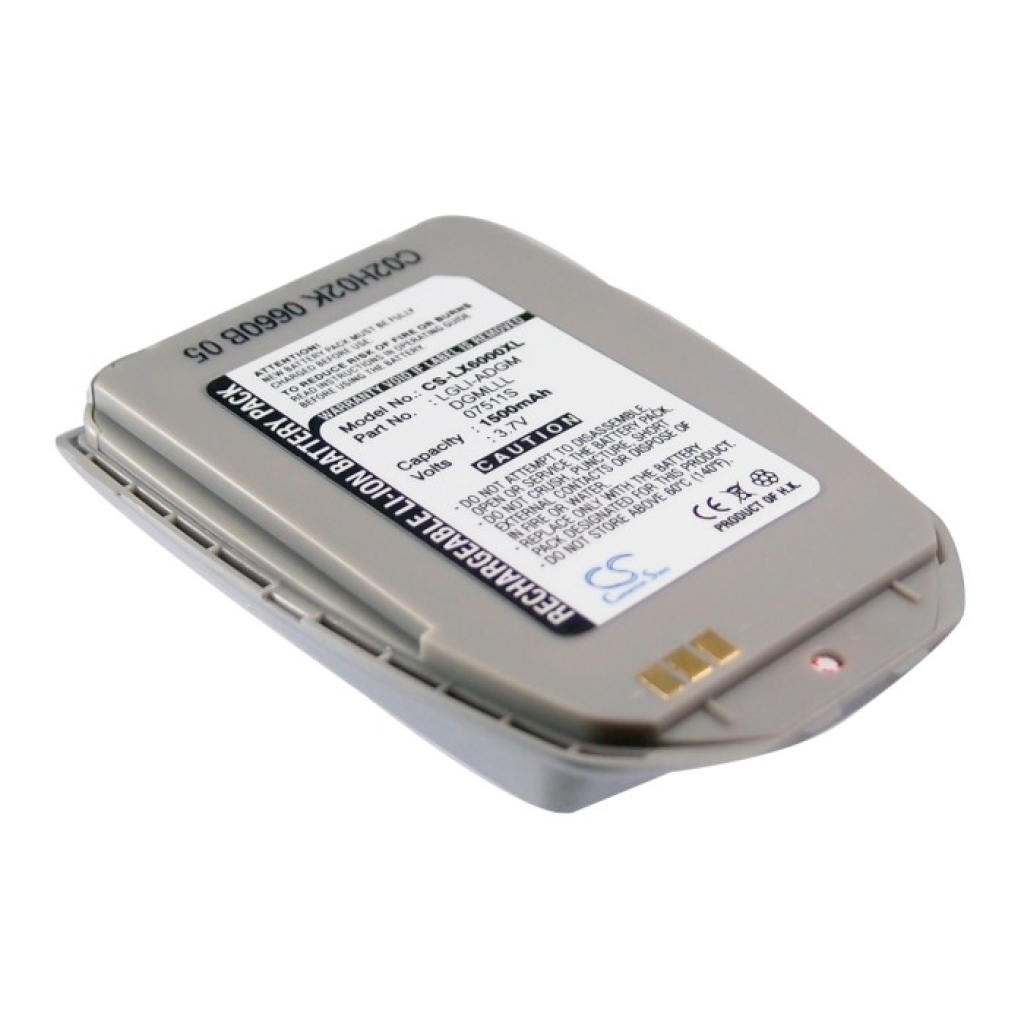 Akkumulátor kompatibilis a következőkkel LG CS-LX6000XL