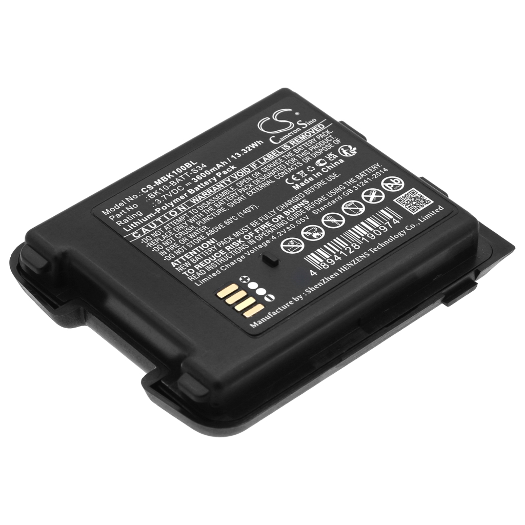 Akkumulátorok Helyettesíti a BK10-BATT-S34