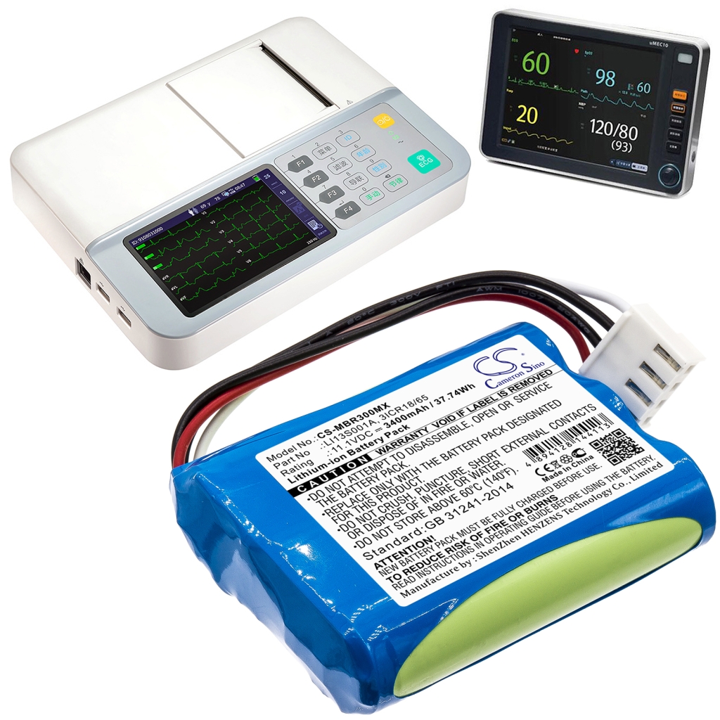 Akkumulátorok orvostechnikai eszközökhöz Mindray BeneHeart R3 (CS-MBR300MX)