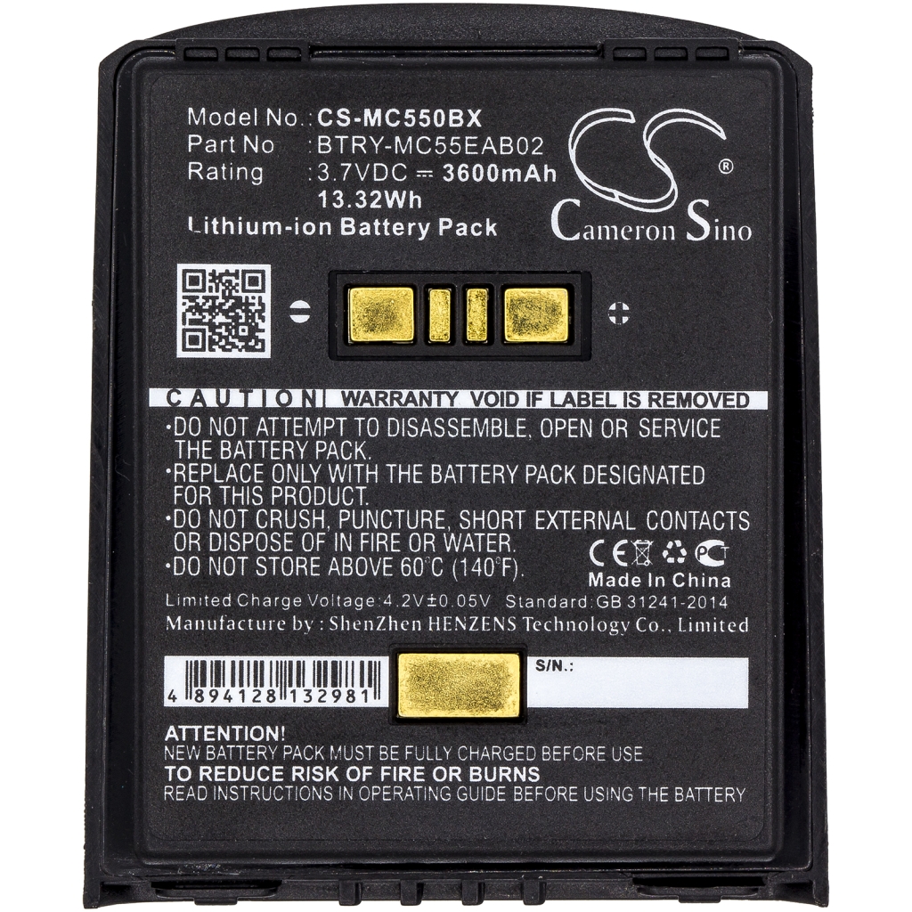 Szkenner akkumulátorok Symbol CS-MC550BX