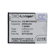 Kompatibilis akkumulátor csere Mobistel B01-E500,BTY26188,BTY26188MOBISTEL/STD