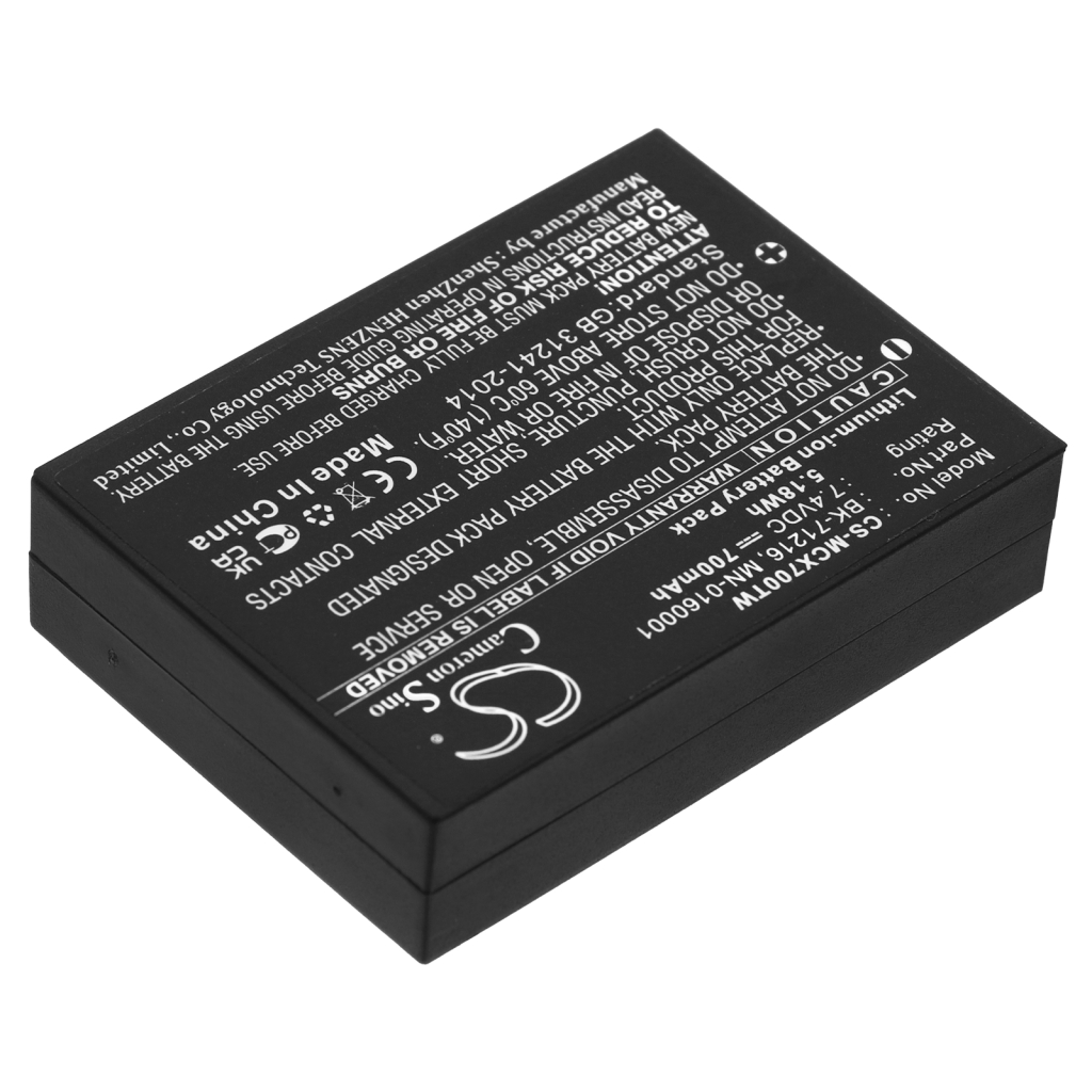 Akkumulátorok rádiókhoz Cobra LI6700-2WX (CS-MCX700TW)