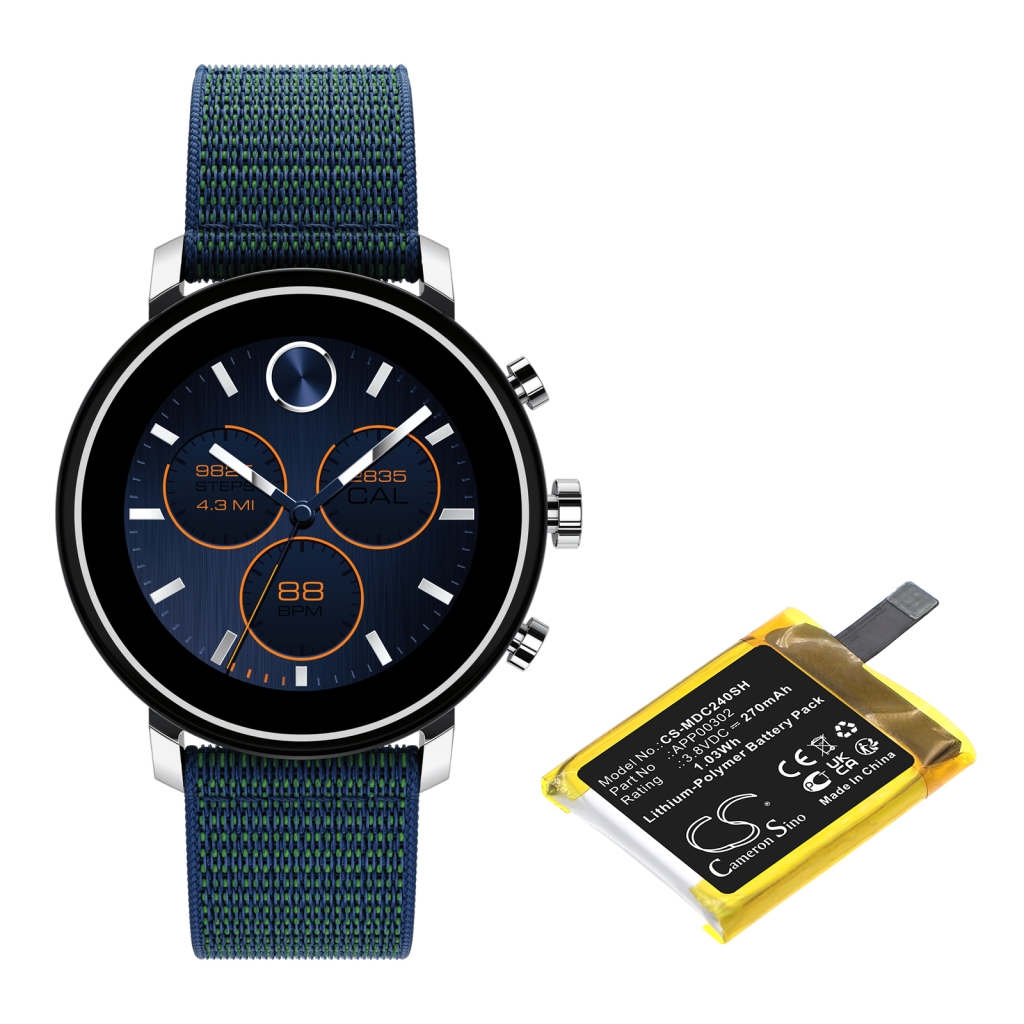 Akkumulátorok intelligens órákhoz Movado CS-MDC240SH