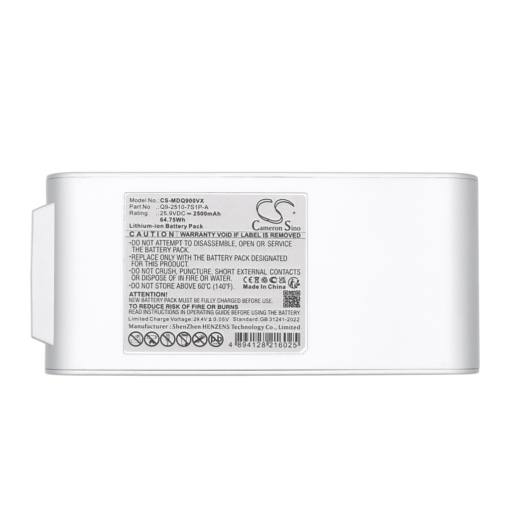 Porszívó akkumulátorok Midea CS-MDQ900VX