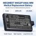 Akkumulátorok kompatibilis a következőkkel MEGMEET M4S2P14466-MM M4S2P14466-MM CS-MET144MD