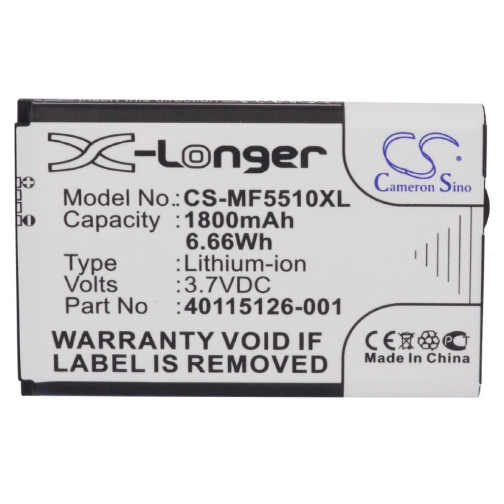 Kompatibilis akkumulátor csere Novatel Wireless 40115126-001,DC130318BA1Y