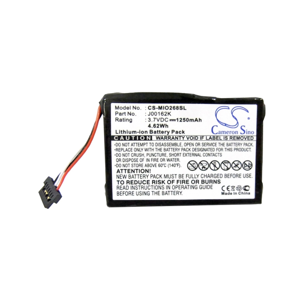Akkumulátorok a navigációhoz (GPS) Mitac Mio C510 (CS-MIO268SL)